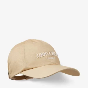 🧢 Jimmy Choo Pacifico Baseball Cap – Natural Cotton