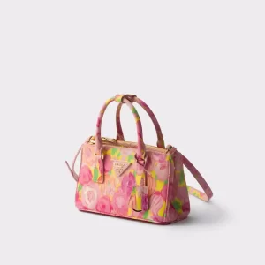 👜 Prada Galleria Mini Bag – Pink Saffiano Leather Luxury
