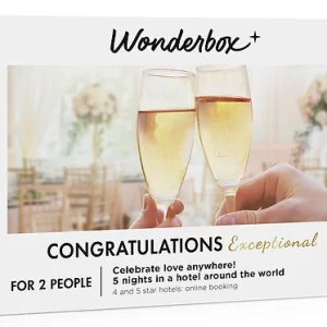 🎉Wonderbox “Congratulations Exceptional” – 5-Night Stay for Two in 4★/5★ Luxury Hotels Worldwide